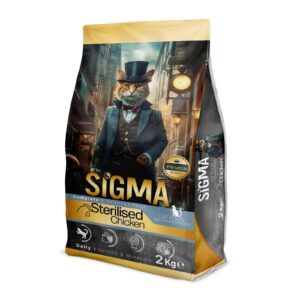 Sigma Sterilized Cat Food with Chicken - 500gm