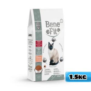 Benefit Sensitive Skin Adult Cat Food with Salmon 1.5kg