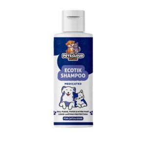 Pets Cloud Ecotik Shampoo for Cats - Anti flees and ticks
