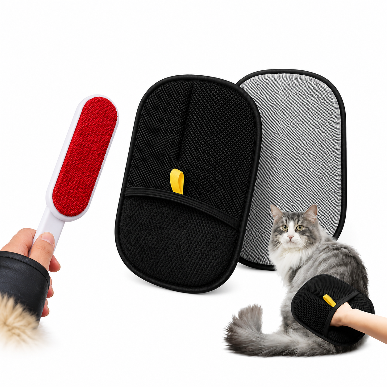 Lint Removal Glove + Free Lint removal brush
