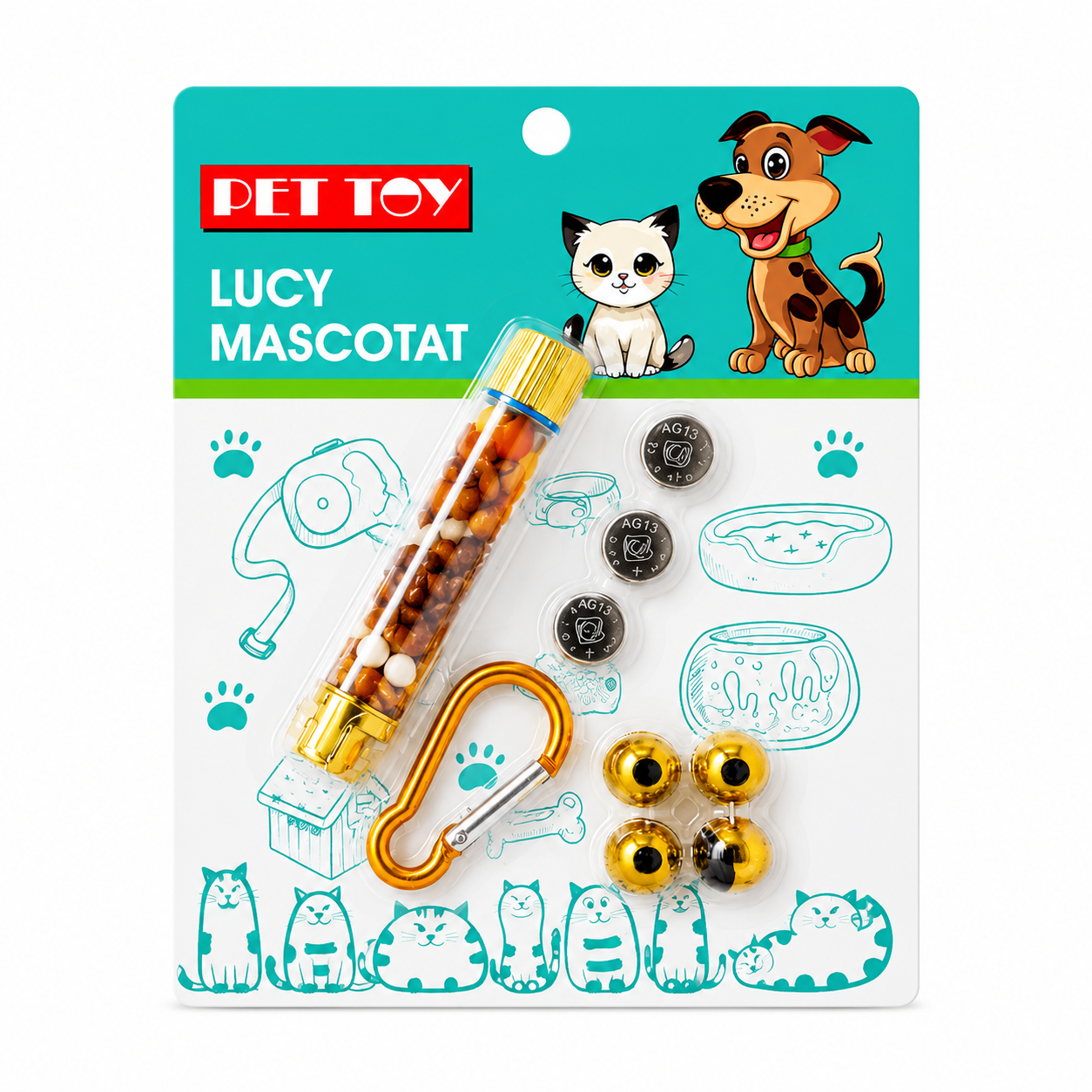 Pet laser toy with different modes & cells