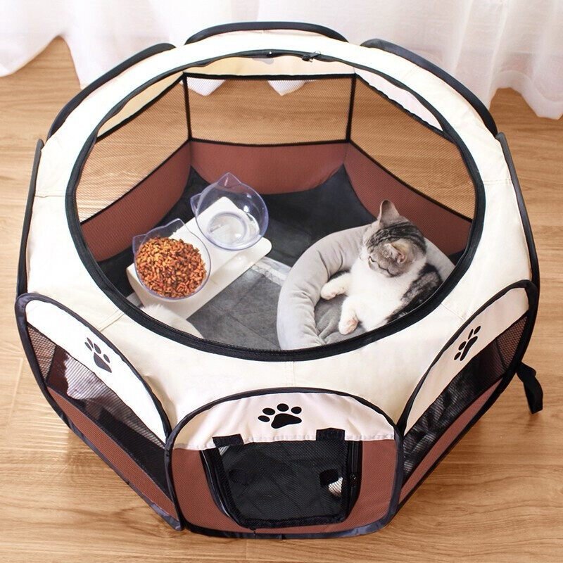 Foldable Pet Kennel for Cats & Dogs - Image 2