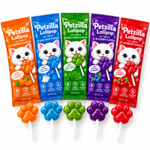 Petzilla Freeze Dried Paw Lollipops for Cats 1.4gm