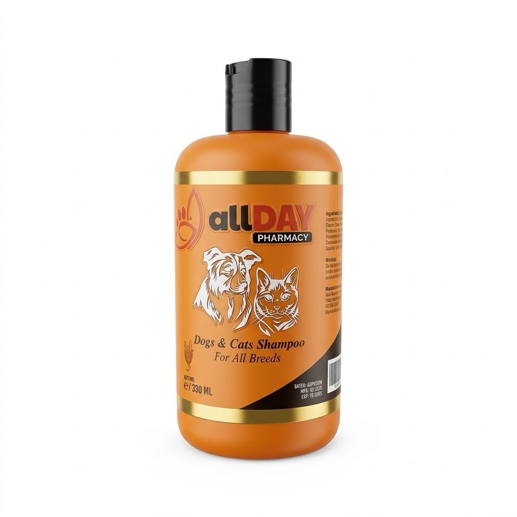 AllDay Cats & Dogs Shampoo Imported - 330ml